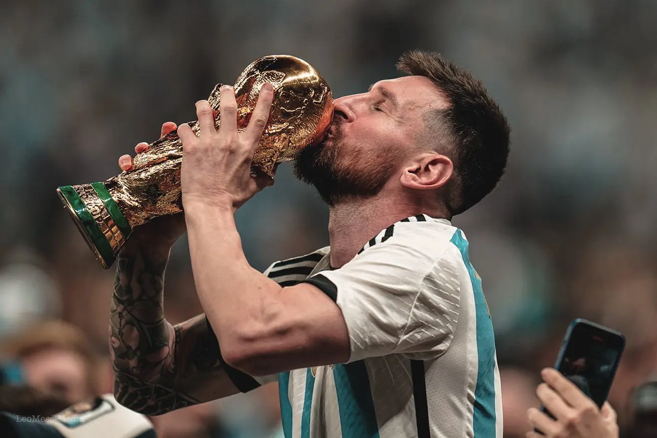 Lionel Messi con la tercera