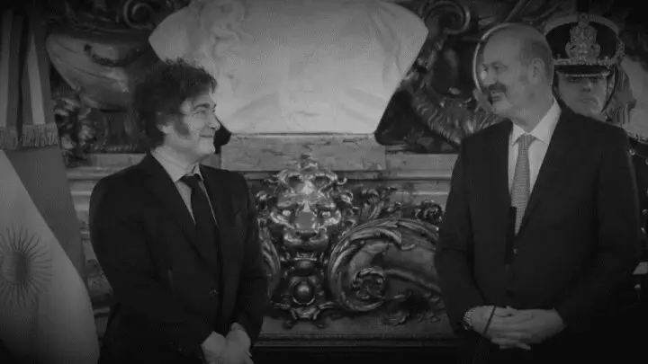 Javier Milei le tomó juramento a Federico Sturzenegger como ministro de Desregulación y Transformación del Estado.