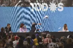 Otros tiempos. Alberto Fernández, Cristina Kirchner y Sergio Massa en el cierre de campaña de las legislativas de 2021. Foto: NA.