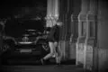 NOTICIAS ARGENTINAS BAIRES, ABRIL 14: El asesor presidencial Santiago Caputo llega esta noche a la Casa Rosada. Foto NA: MARCELO CAPECE