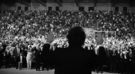 El presidente Javier Milei durante su discurso ante la organización evangélica Portal del Cielo en Chaco. Foto: Presidencia.