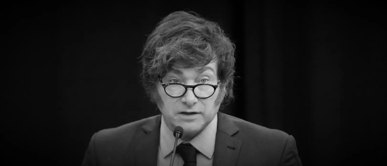 Milei ante empresarios en Los Ángeles, Estados Unidos. Foto: Oficina del Presidente.