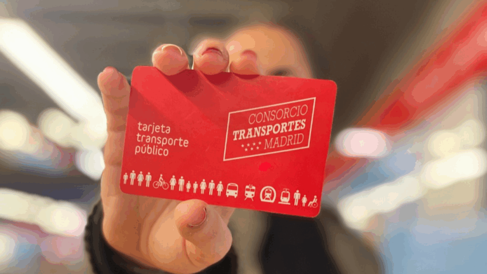 Tarjeta transporte público Madrid